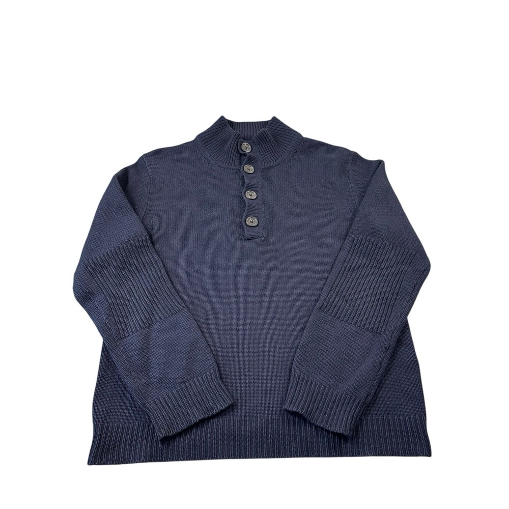 Banana Republic Pure Heavy Cashmere Knit‎ Henley L/S Sweater Size Medium M